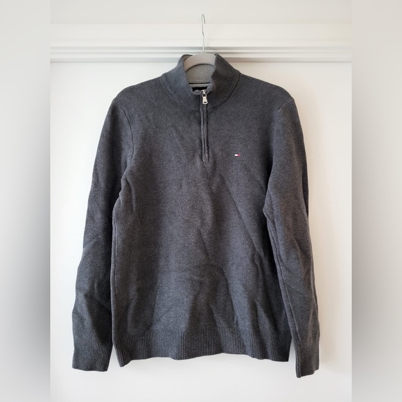 Men’s Tommy Hilfiger Quarter-Zip Sweater - Picture 1 of 6